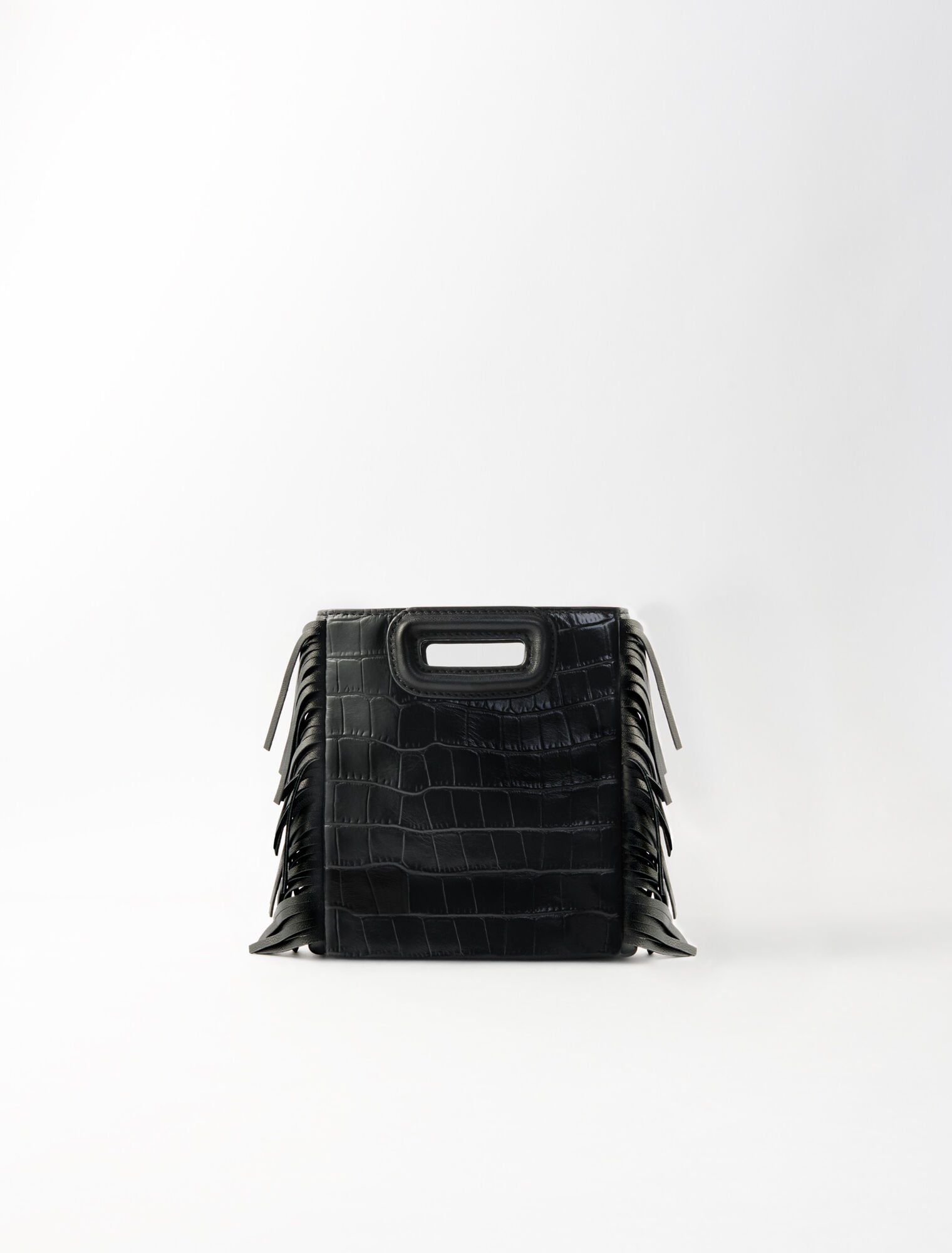 Sac M Mini en cuir croco