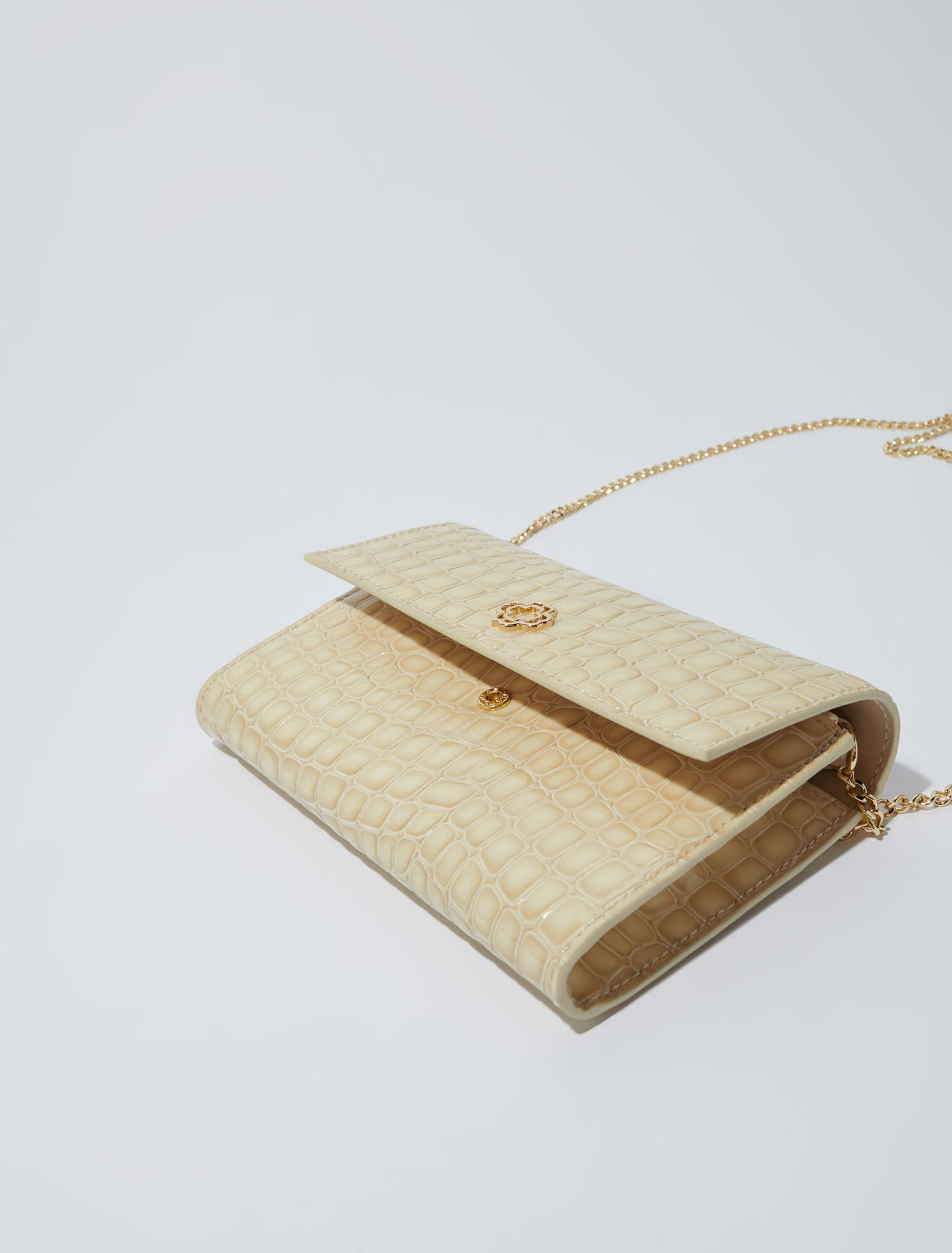 Leather chain wallet