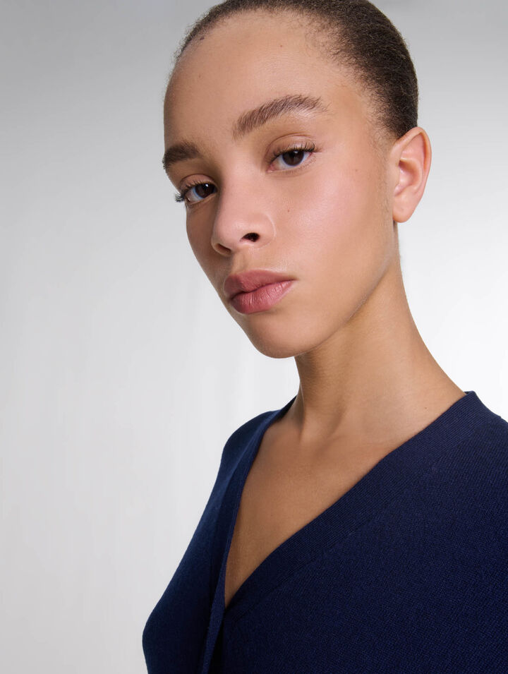 Robe longue en maille