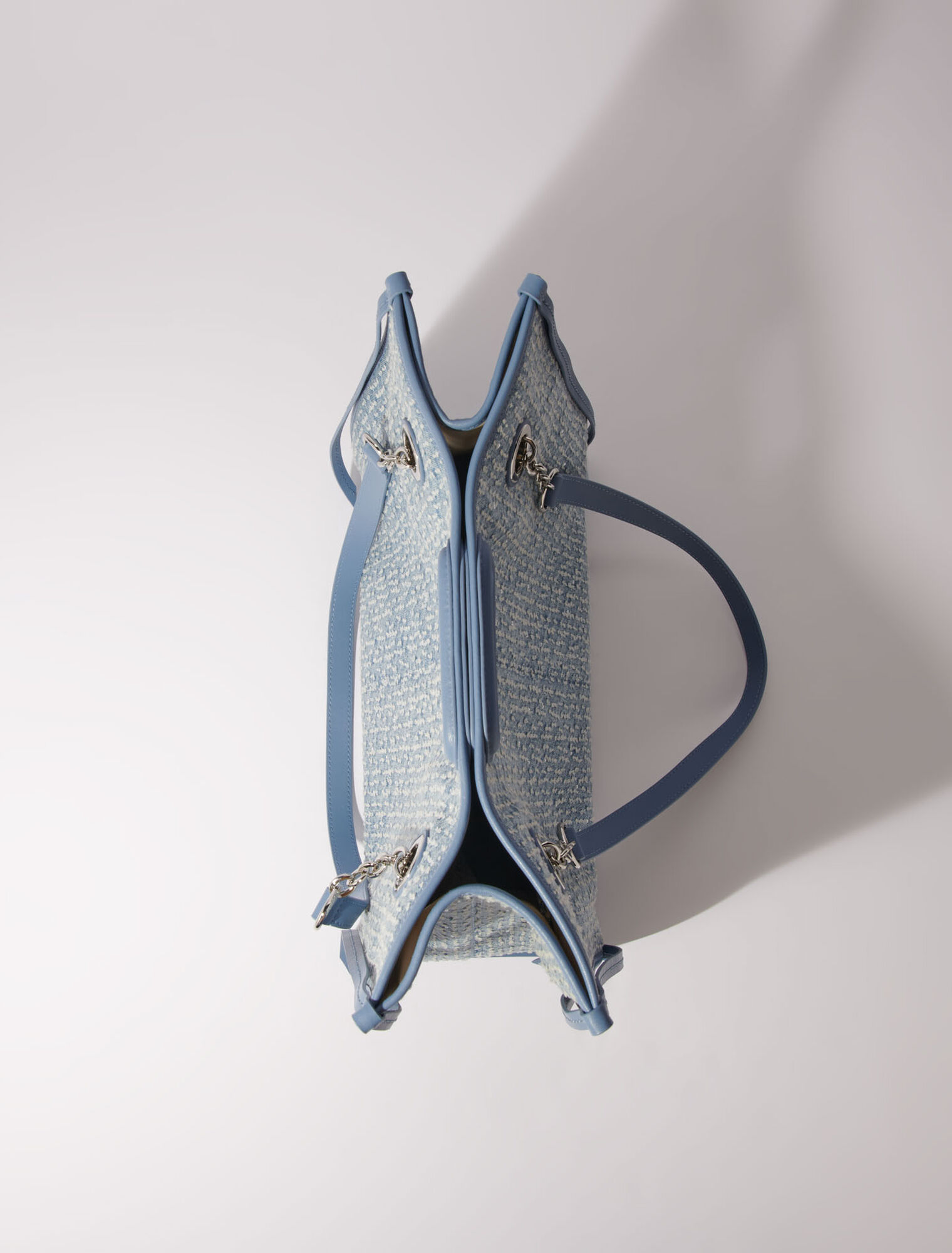Cabas en toile denim et strass