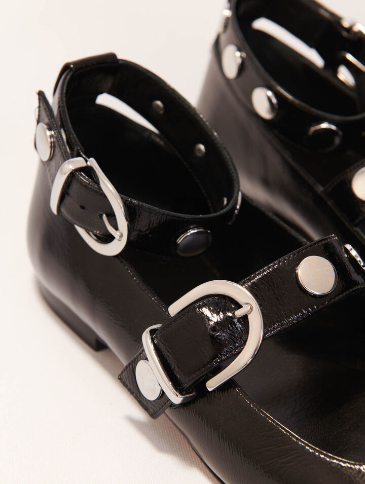 Babies en cuir et studs