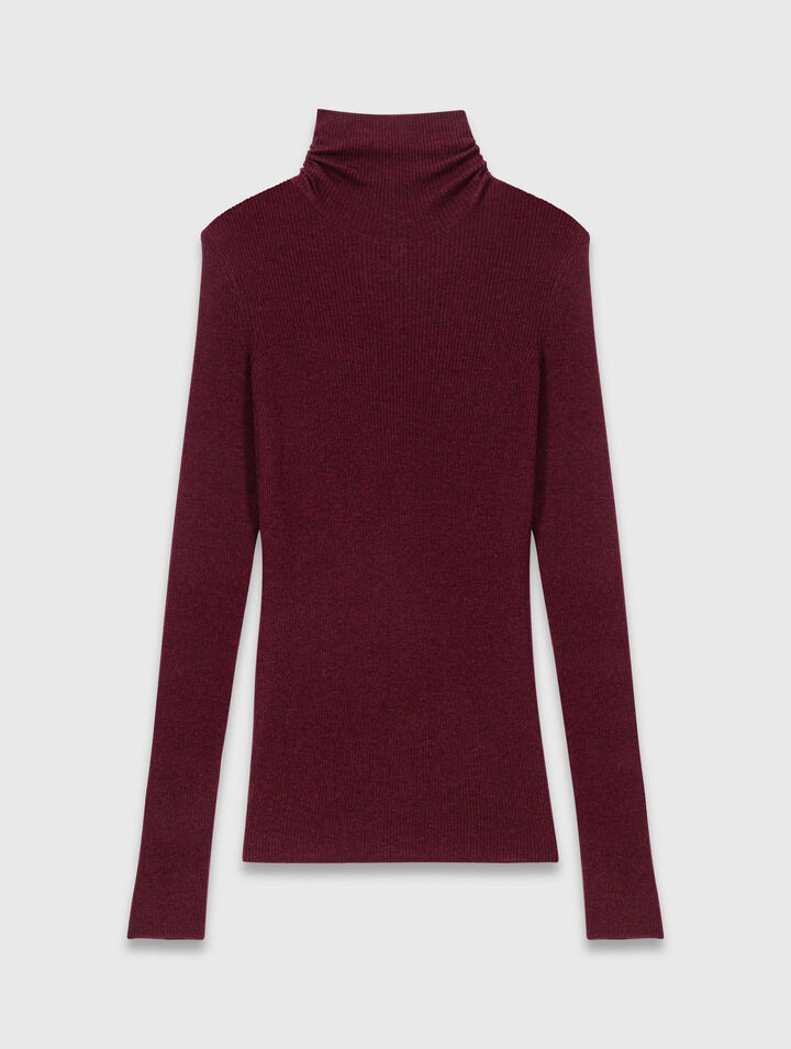 Cardigan à col polo ouvert