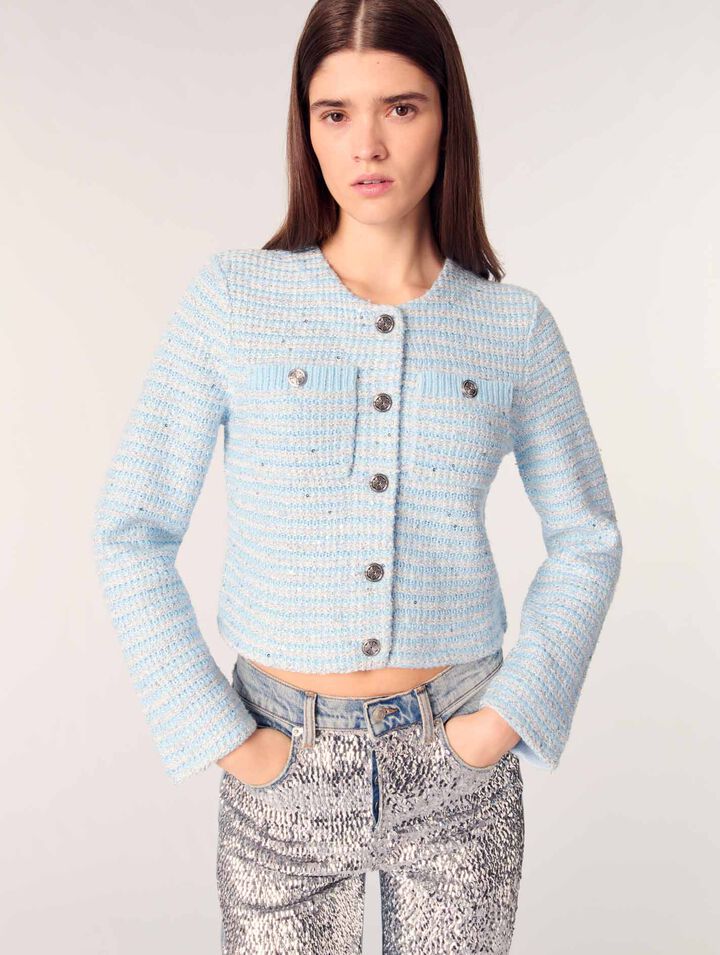 Cardigan à sequins
