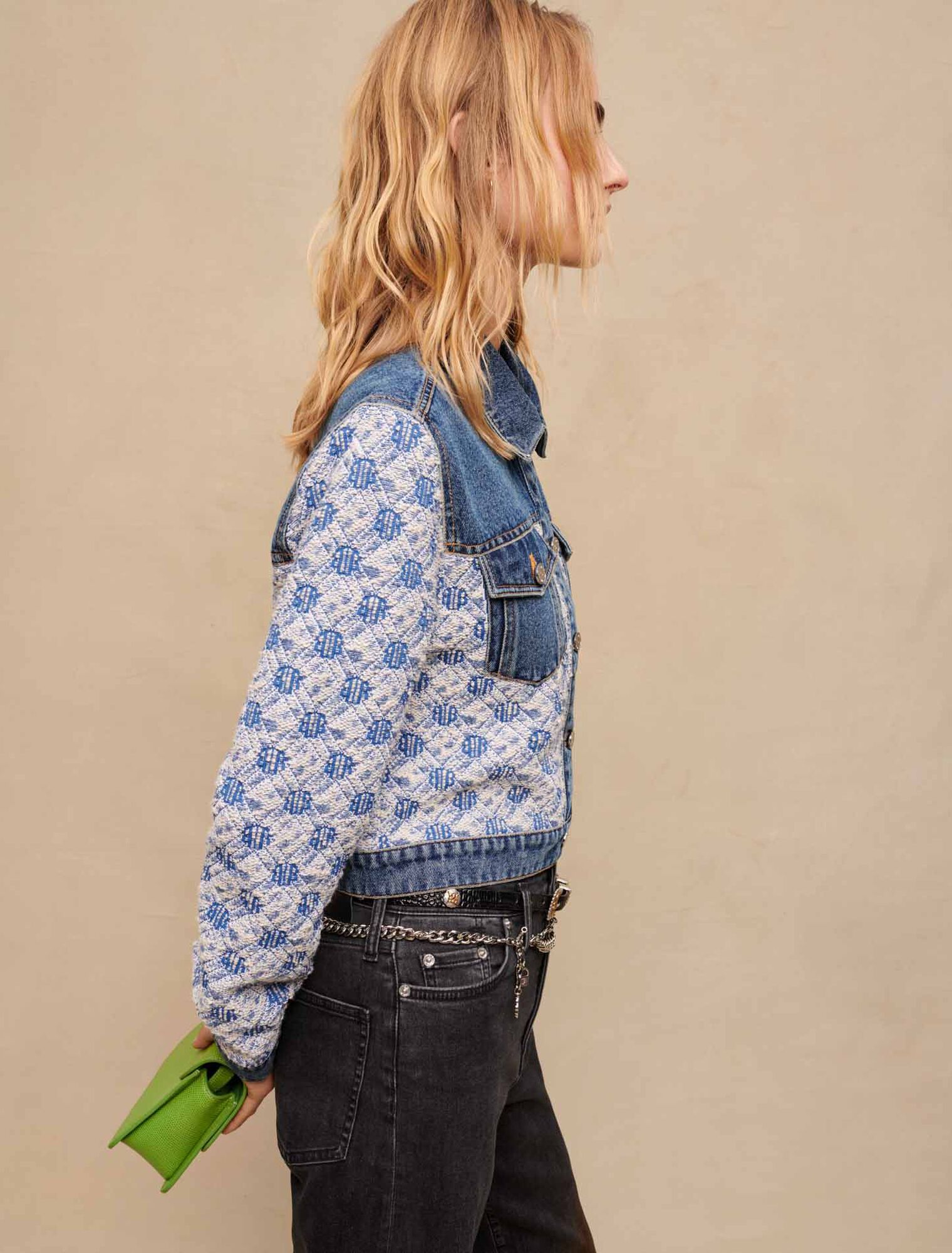 Blouson en jean court