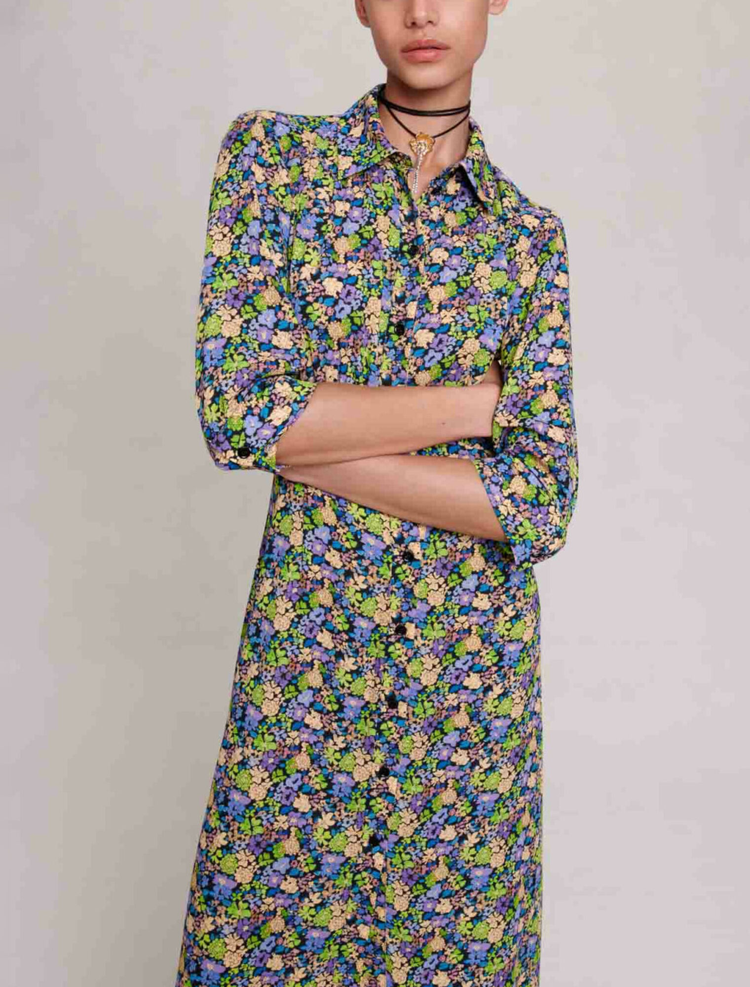 Long floral dress