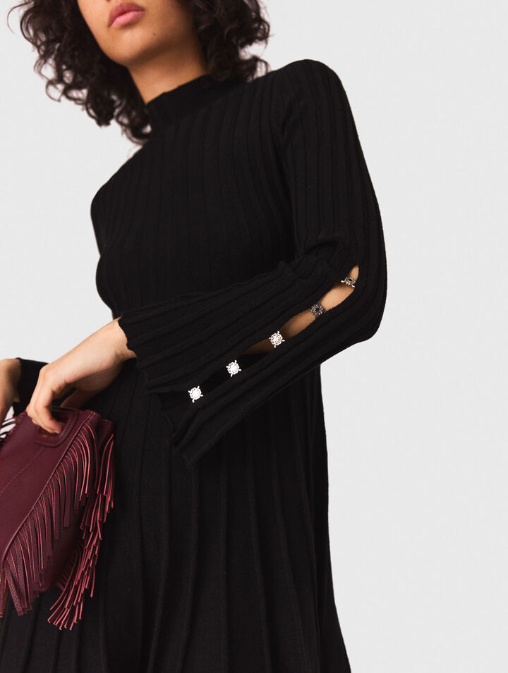 Robe courte en maille