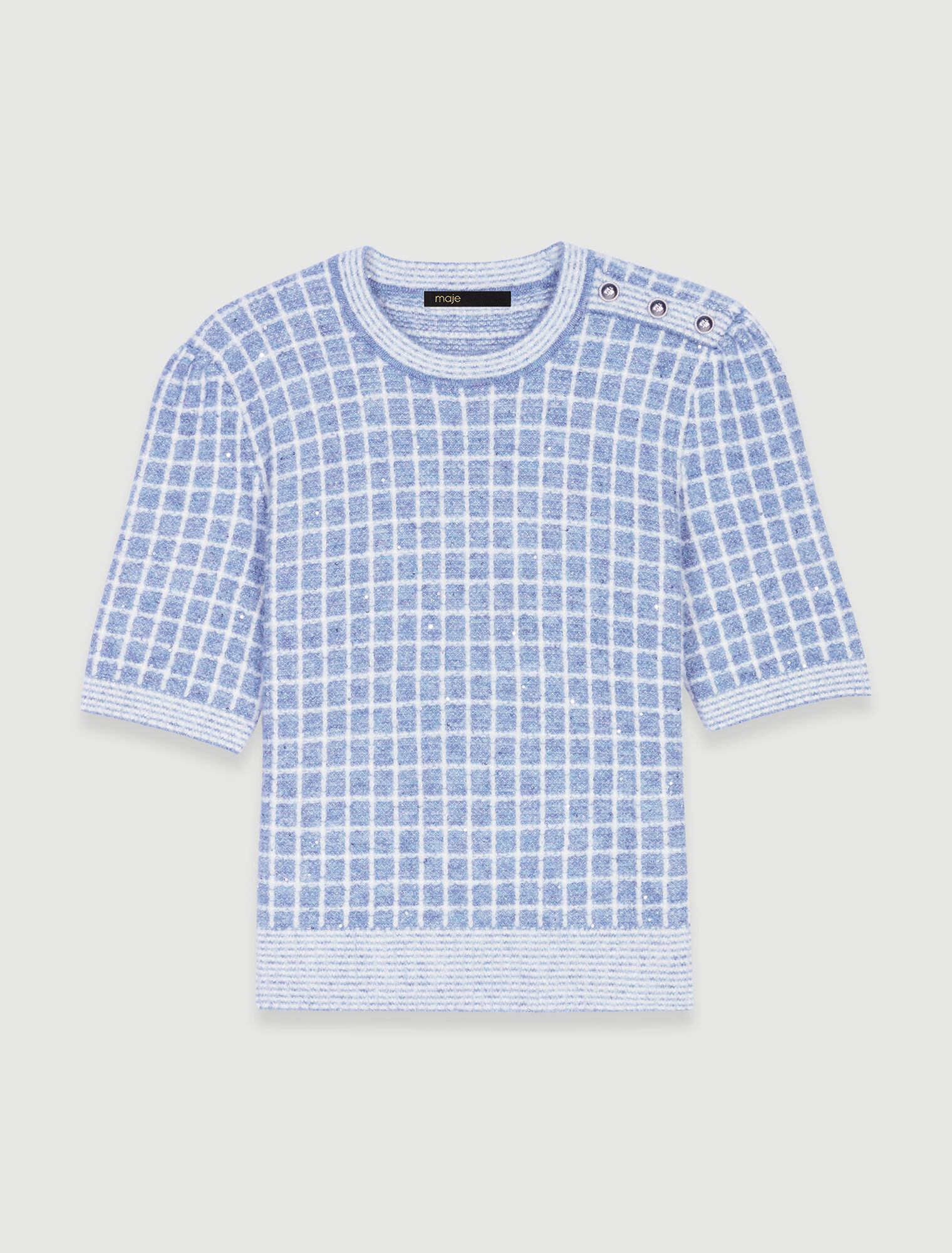 Pull à carreaux