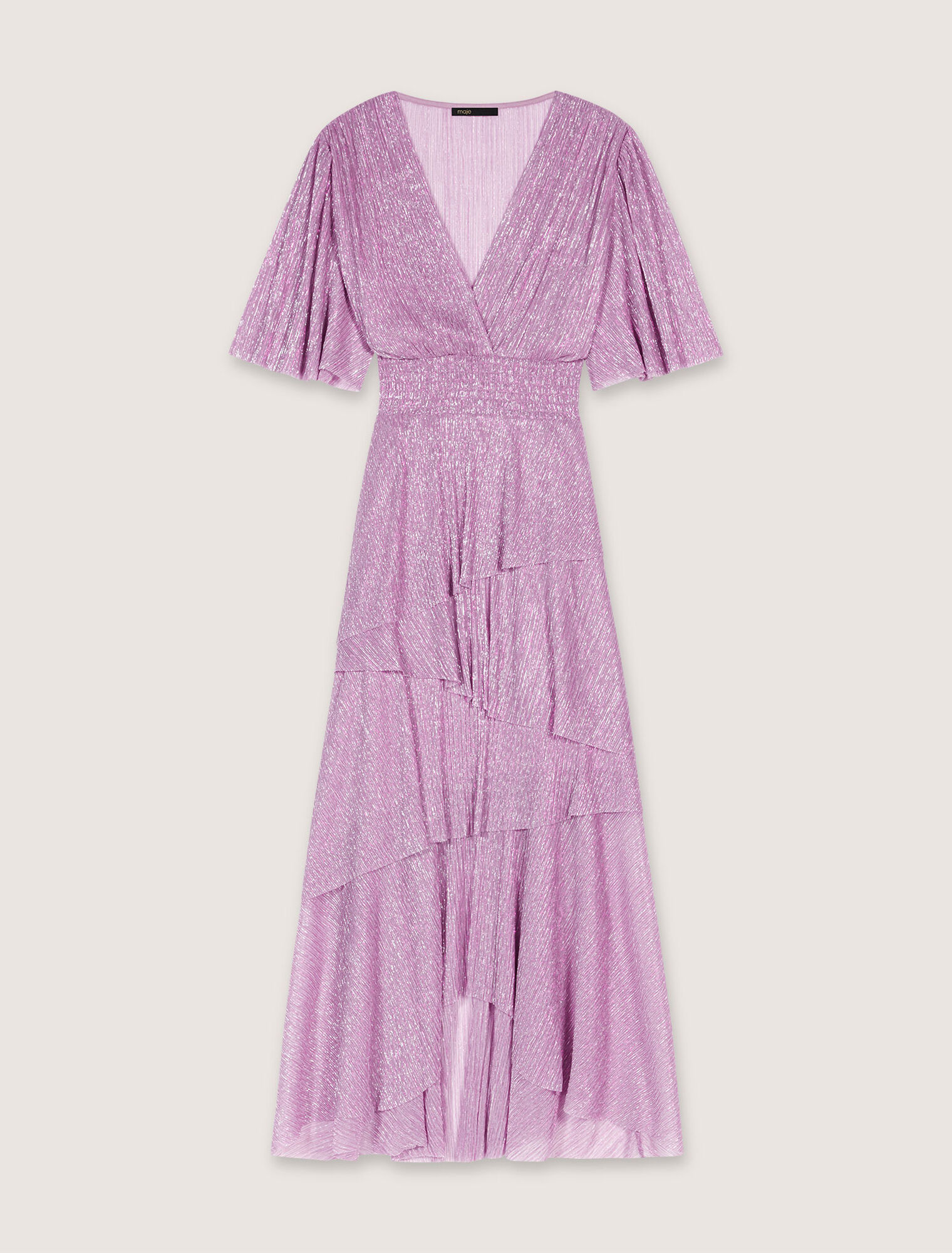 Ruffled maxi dress