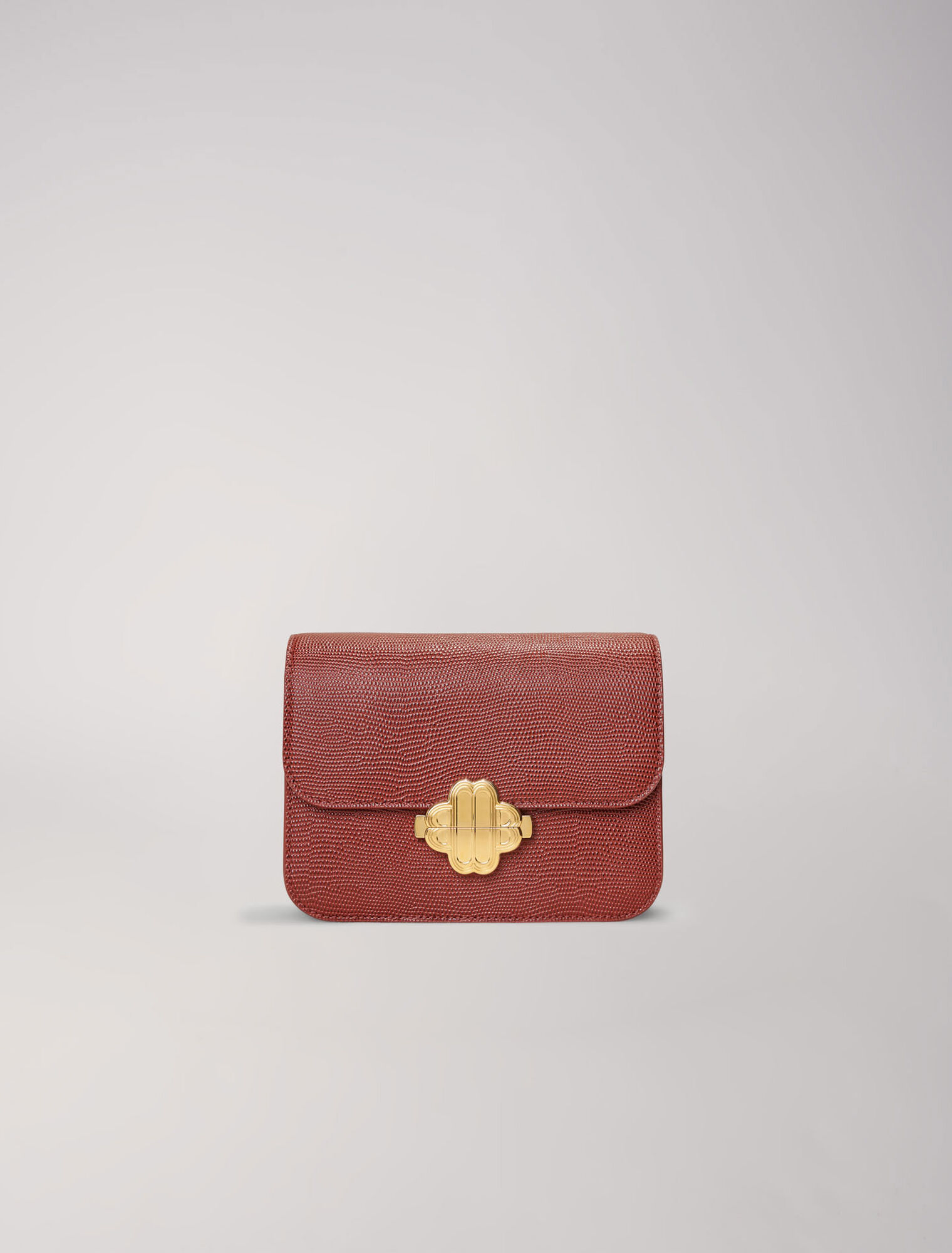 Sac en cuir embossé lézard Clover
