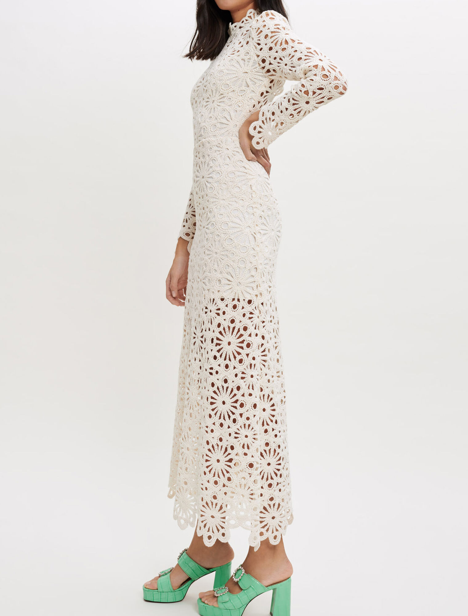 Robe en guipure façon crochet