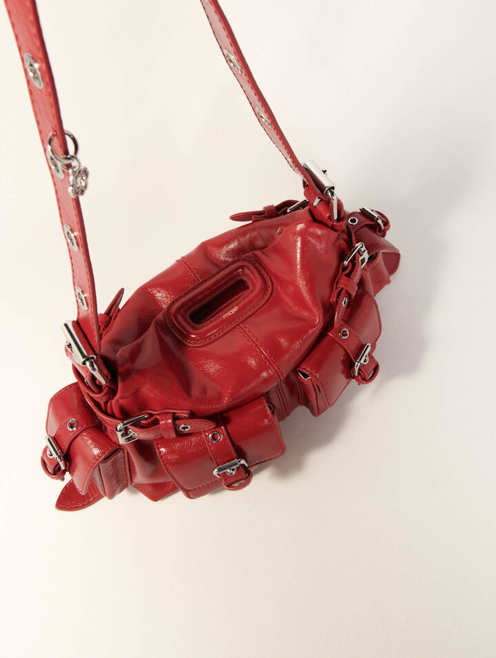 Sac Miss M Mini pockets en cuir use