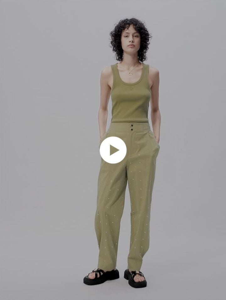 Pantalon baggy clout&eacute;