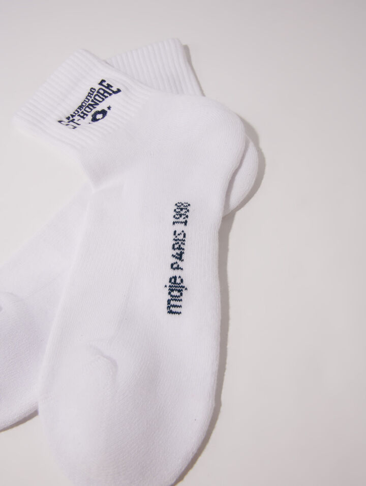 Chaussettes brodées Saint Honoré