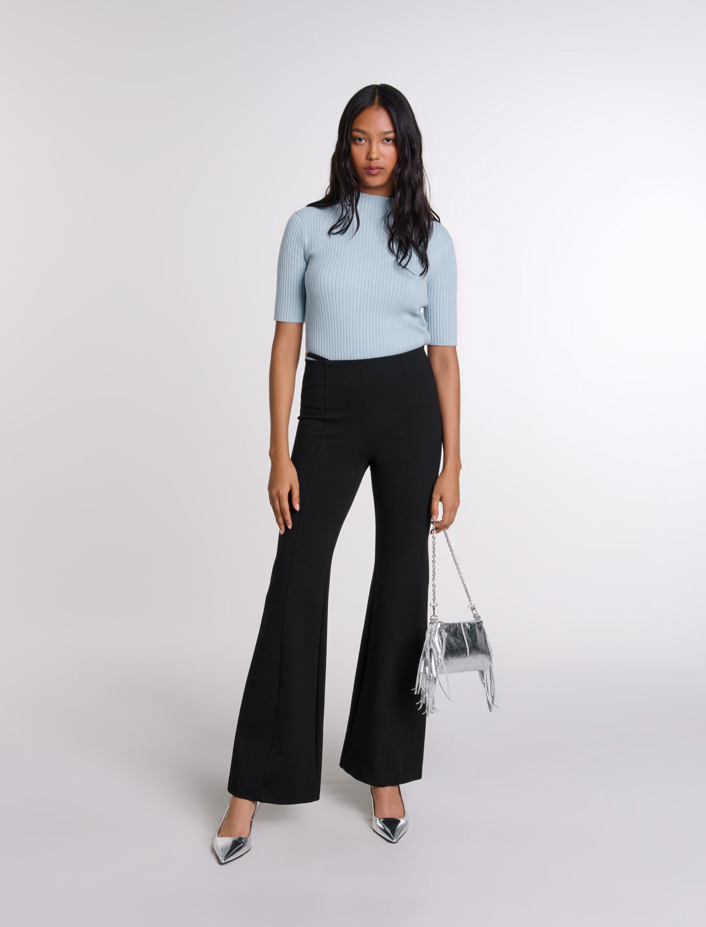 High waisted going out trousers store