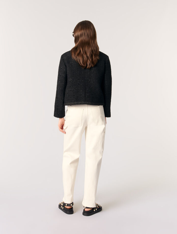 Short tweed jacket