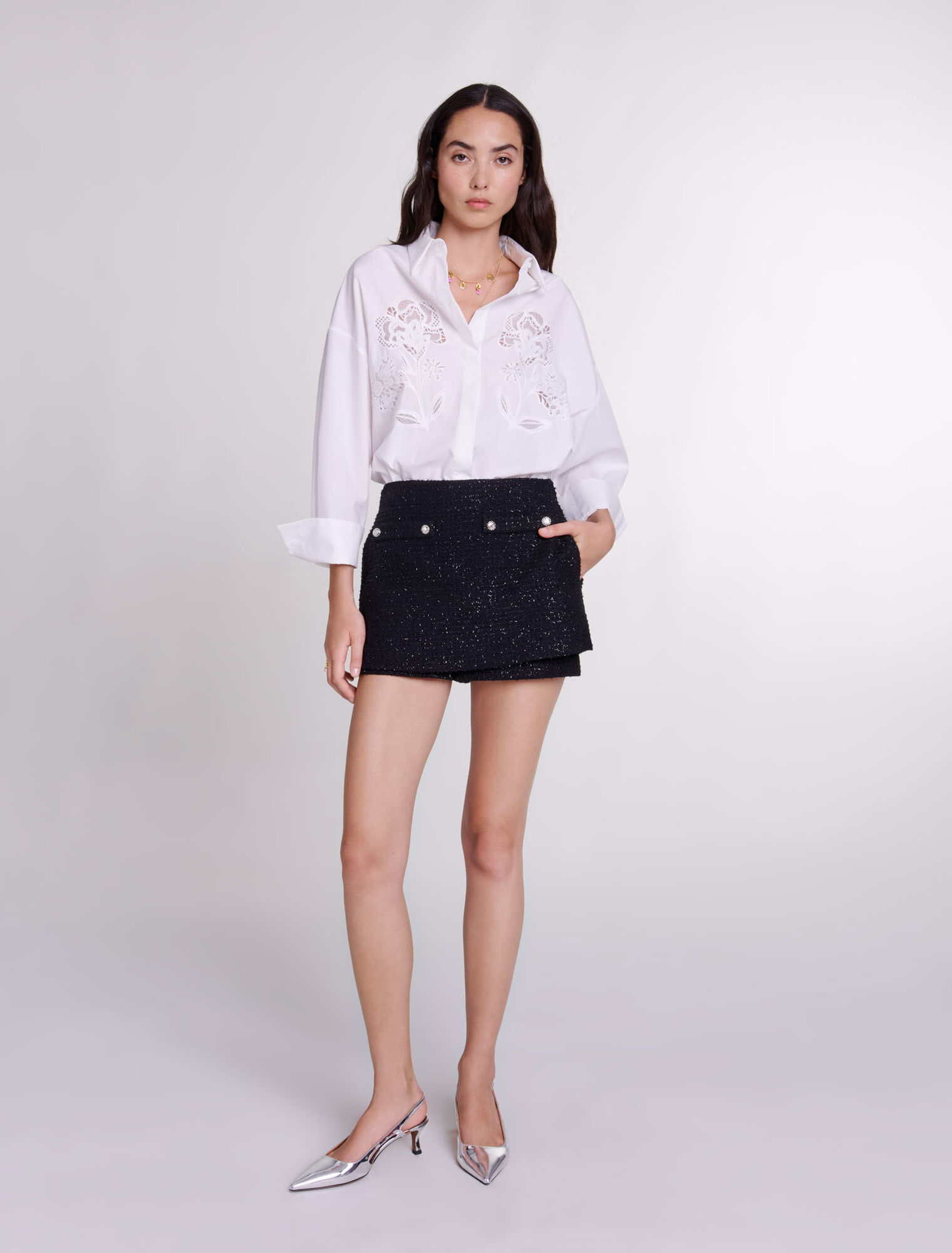 Tweed shorts