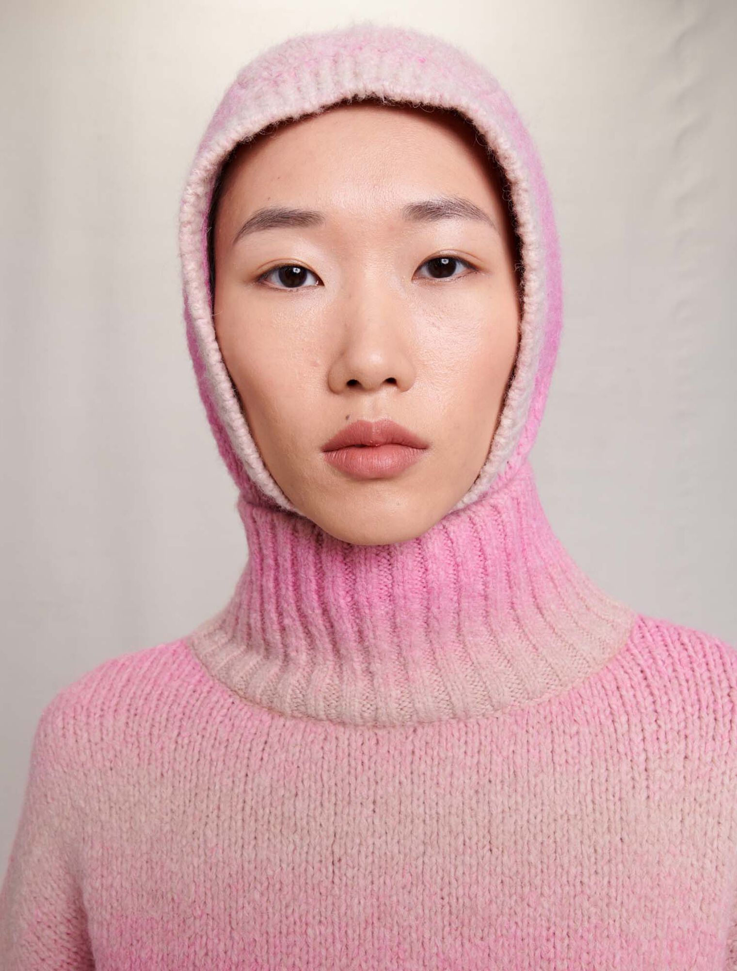 Gradient knit jumper