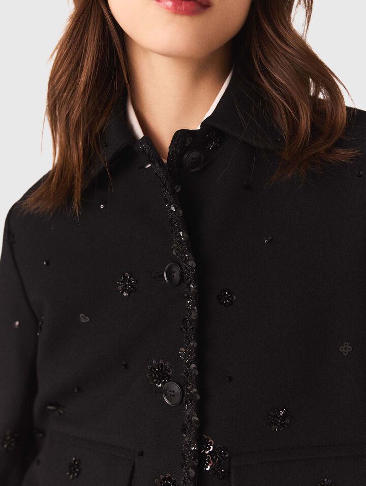 Veste courte brodée