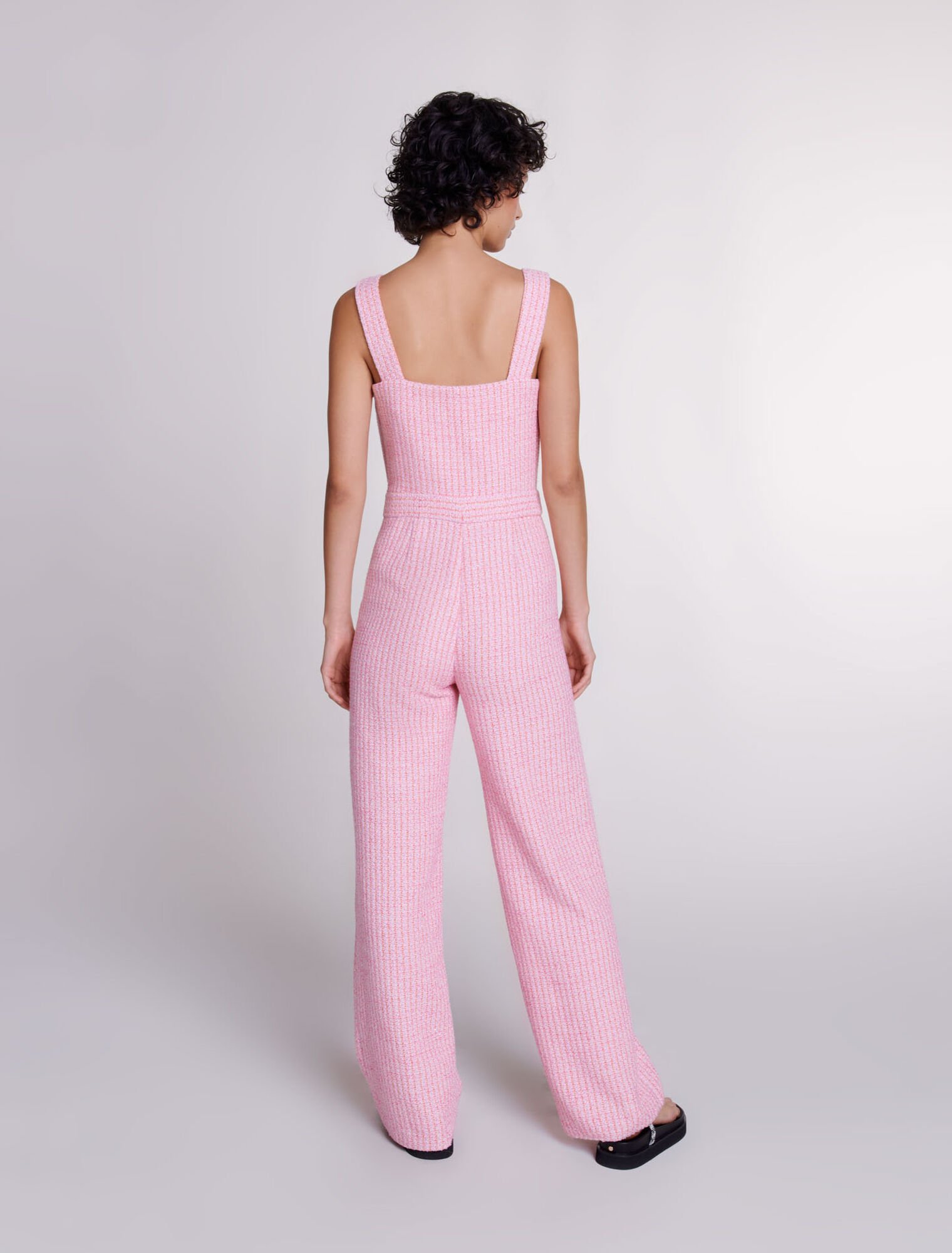 Salopette en tweed
