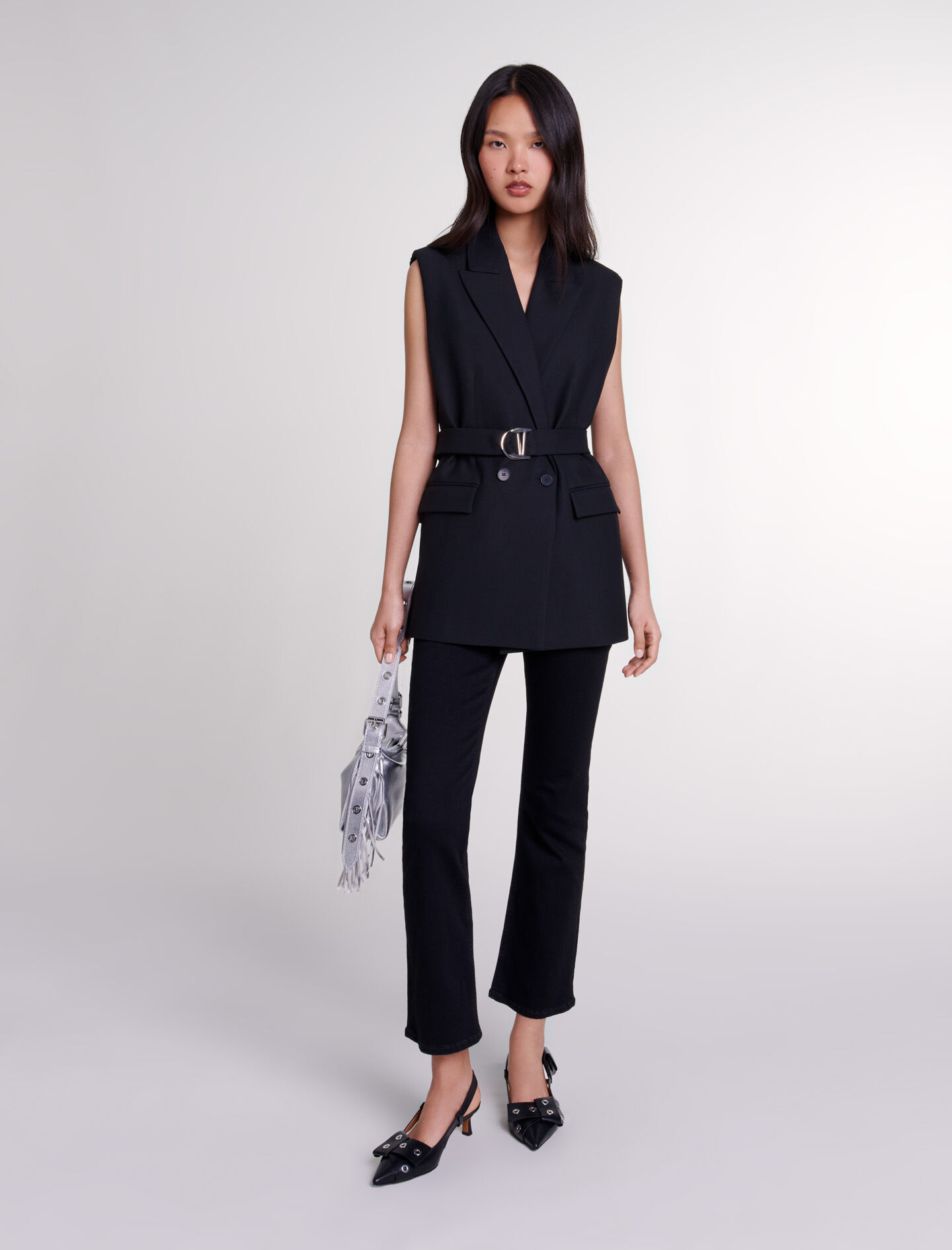 Veste de tailleur sans manches