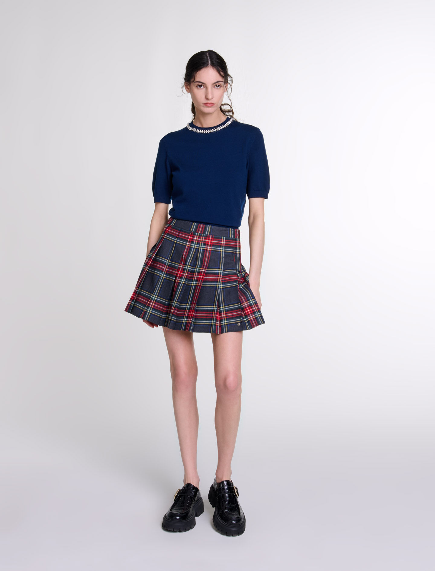 Jupe tartan maje cheap