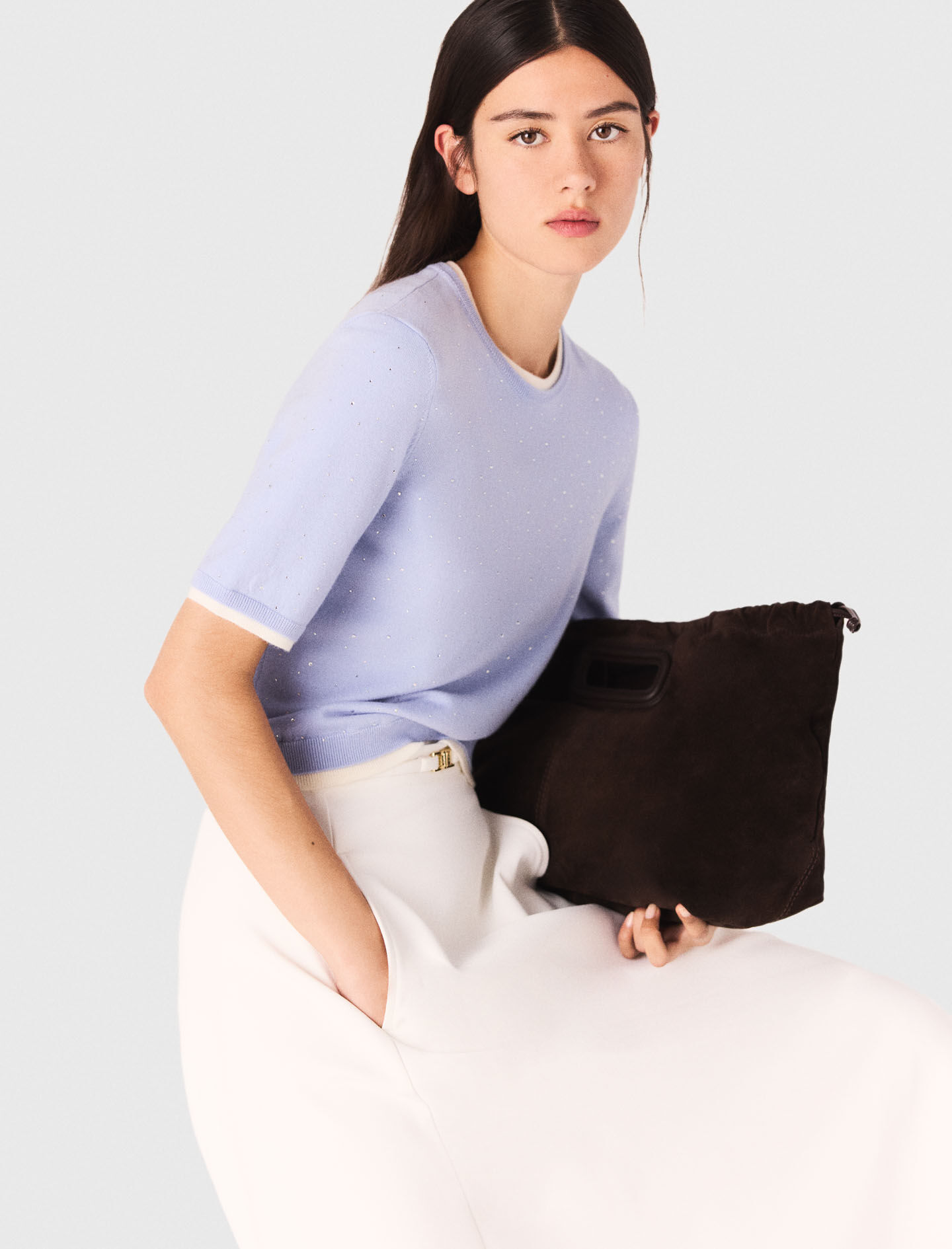 SUMMER　TWEED　DRESS　Mサイズ Piping Zipper Tweed Short Dress – COMMENSE