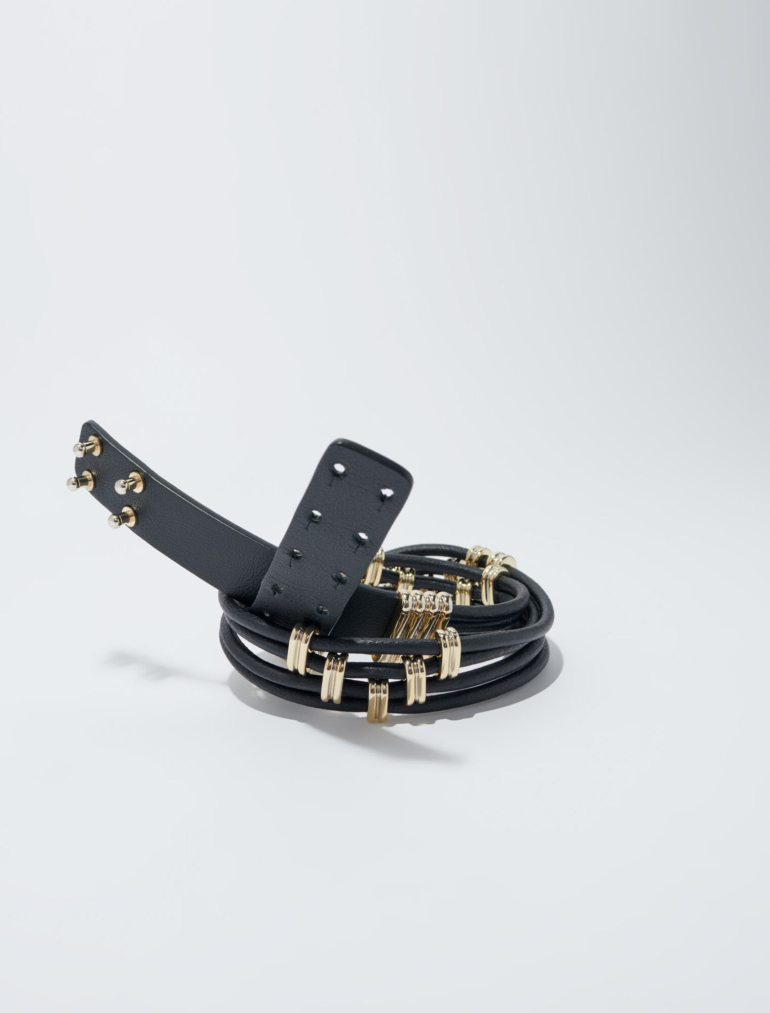 Ceinture mix métal et cuir