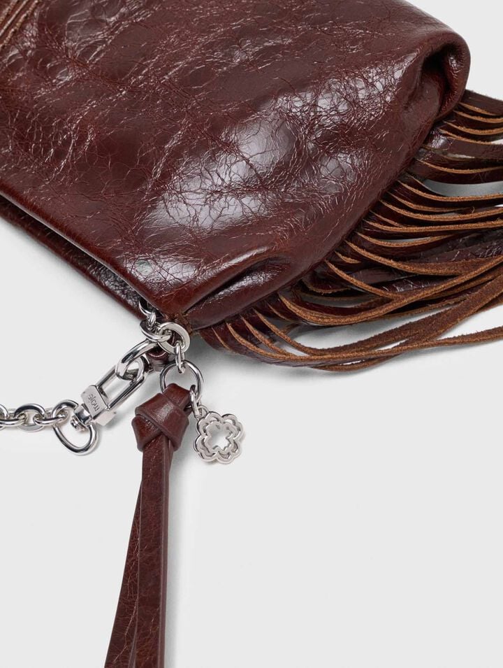 Pochette Miss M pouch en cuir vernis