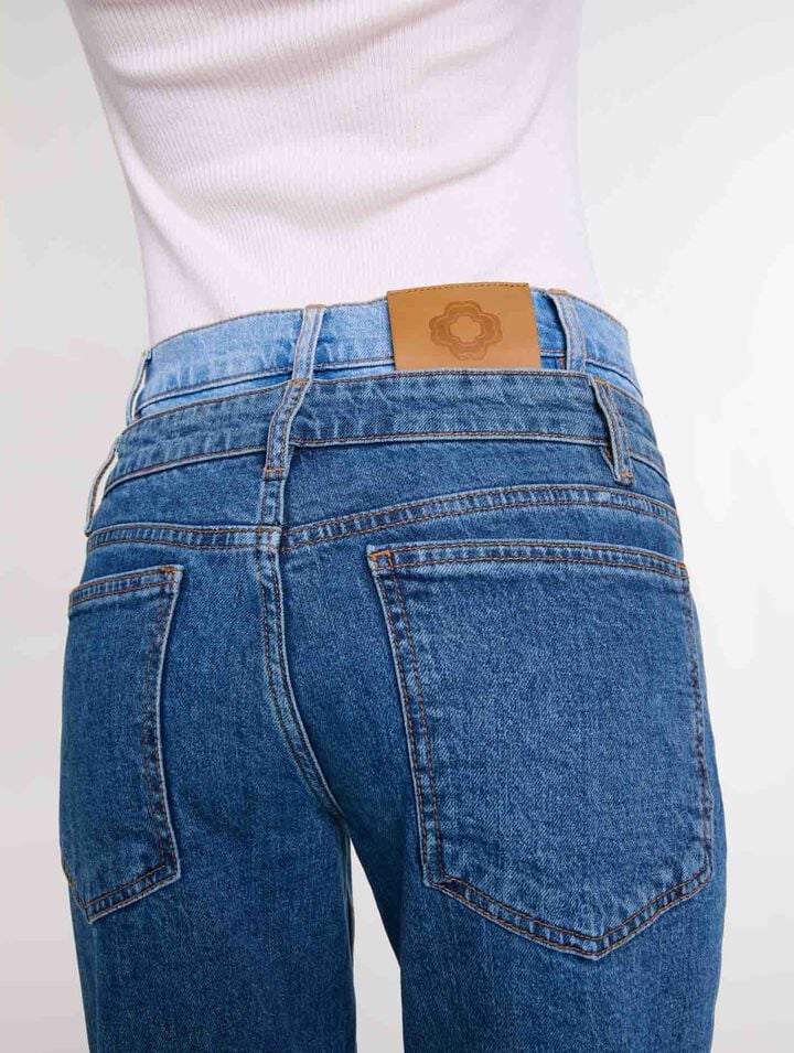Jean double ceinture