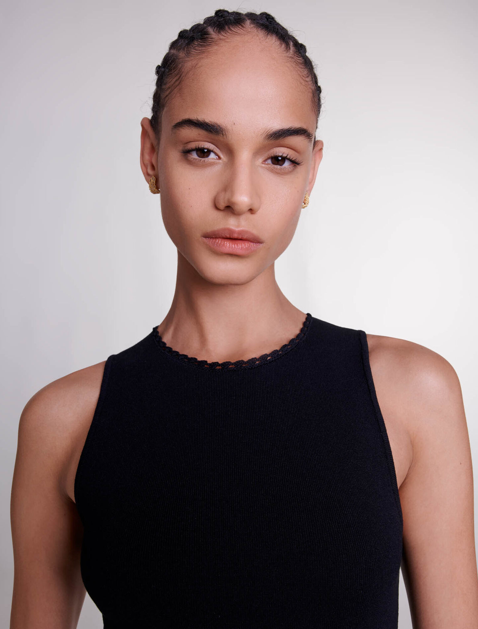 Knit cutaway bodysuit