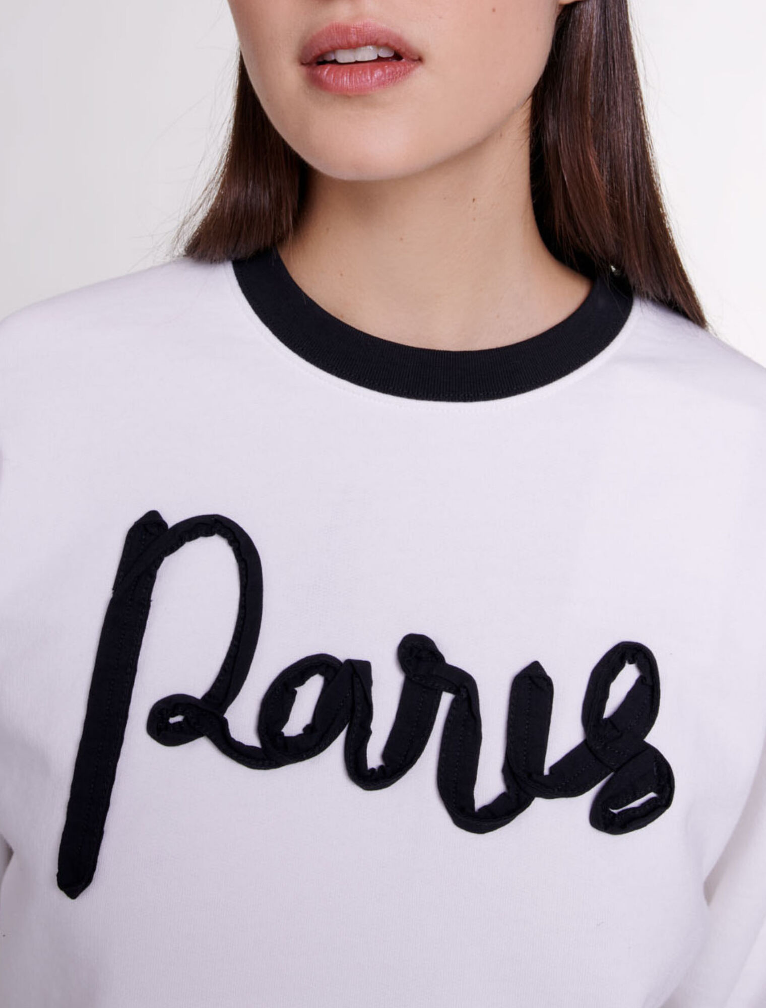 Cropped sweatshirt