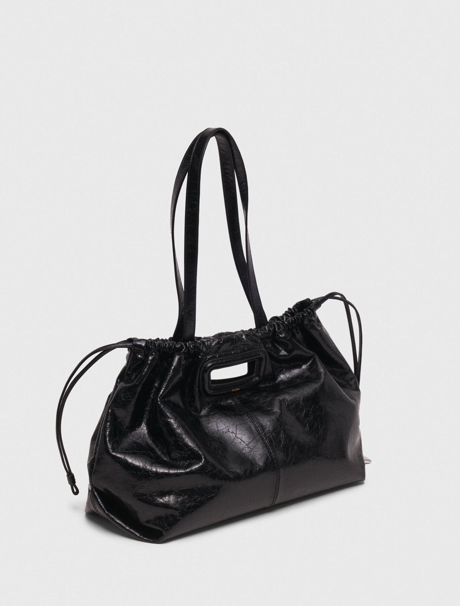 Sac M Tote en cuir craquel&eacute;