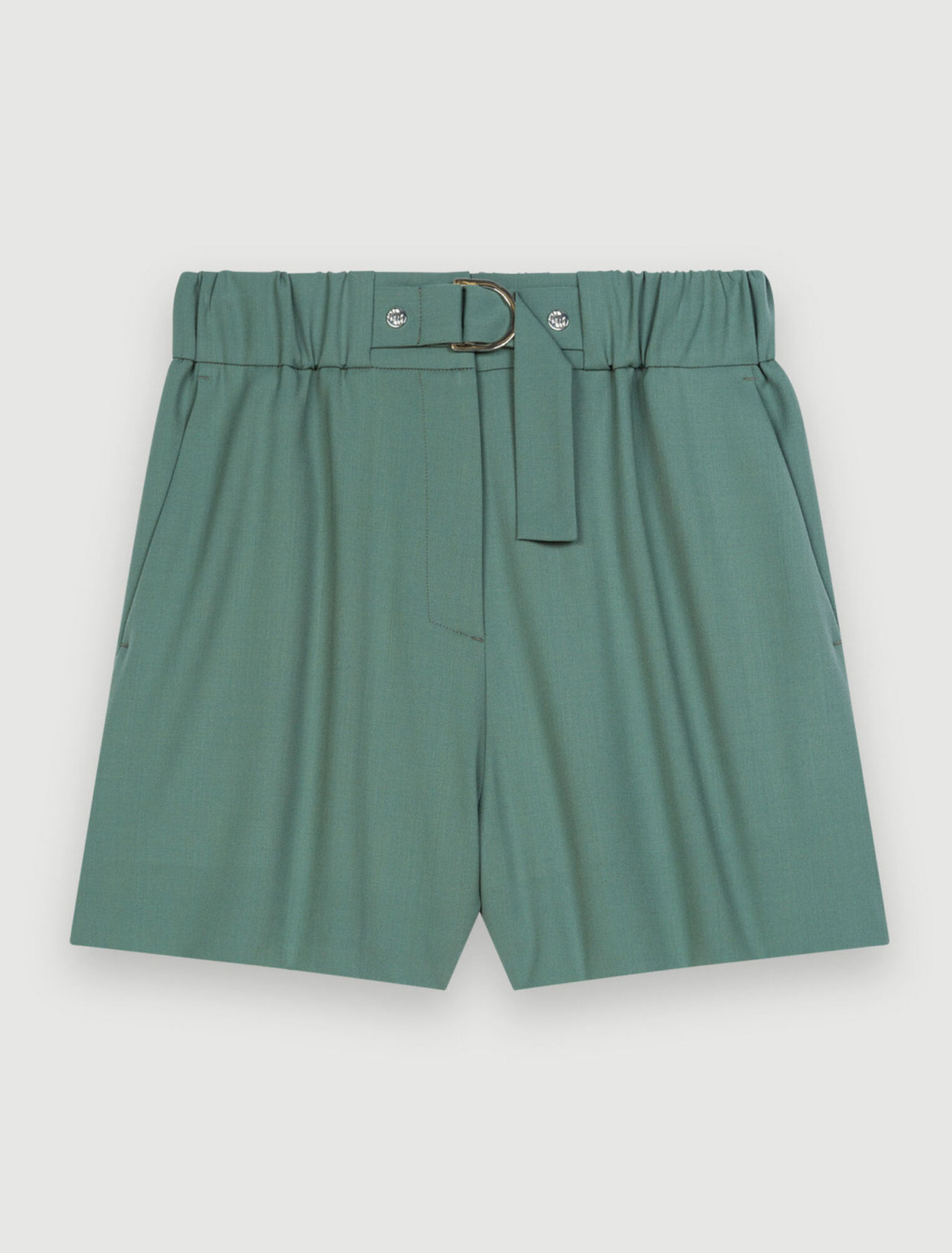 Short tailleur élastiqué
