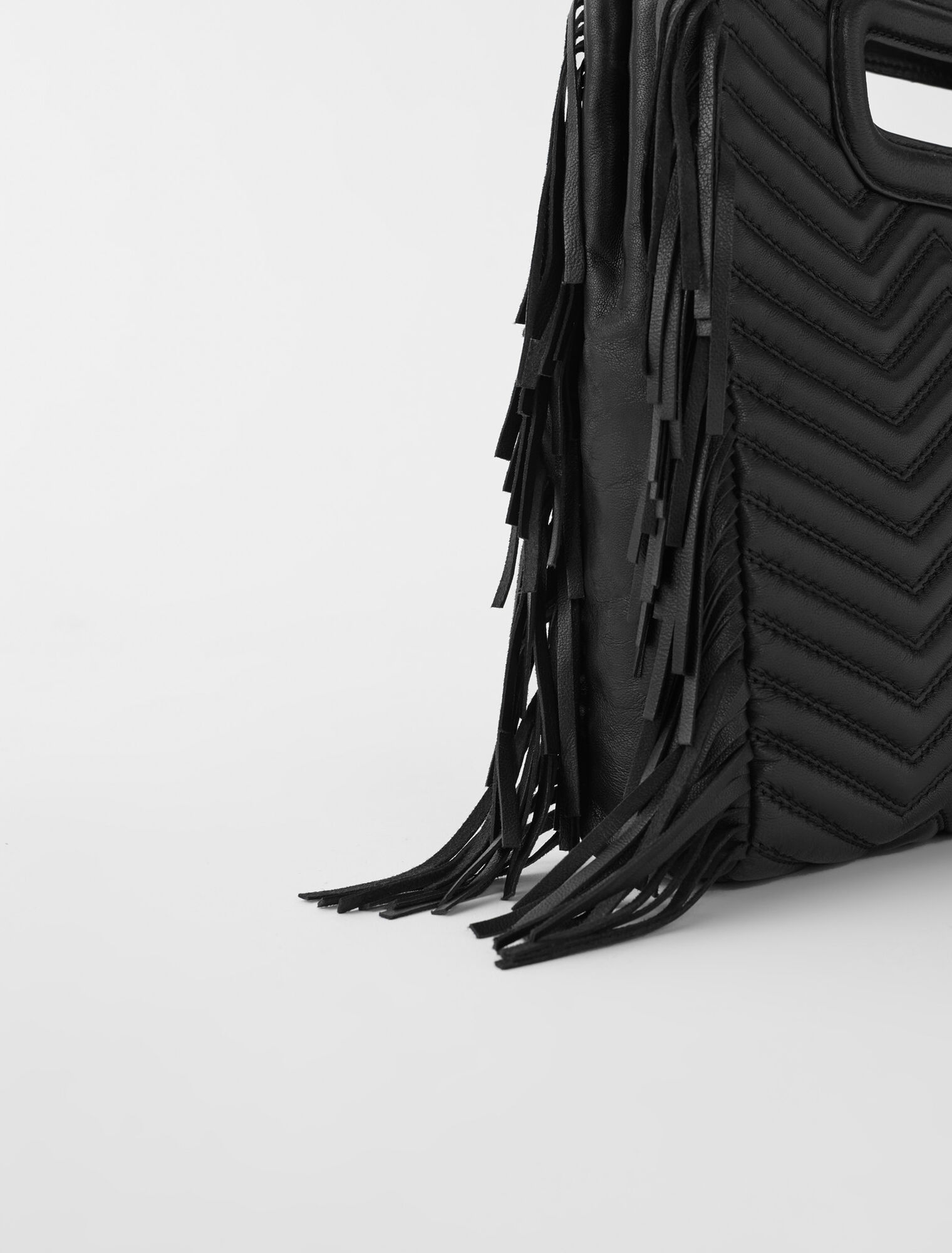 QUILTED LEATHER M BAG