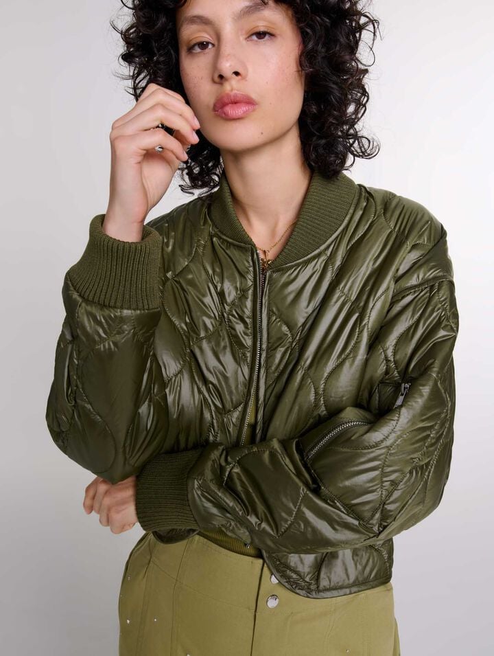 Blouson court matelassé