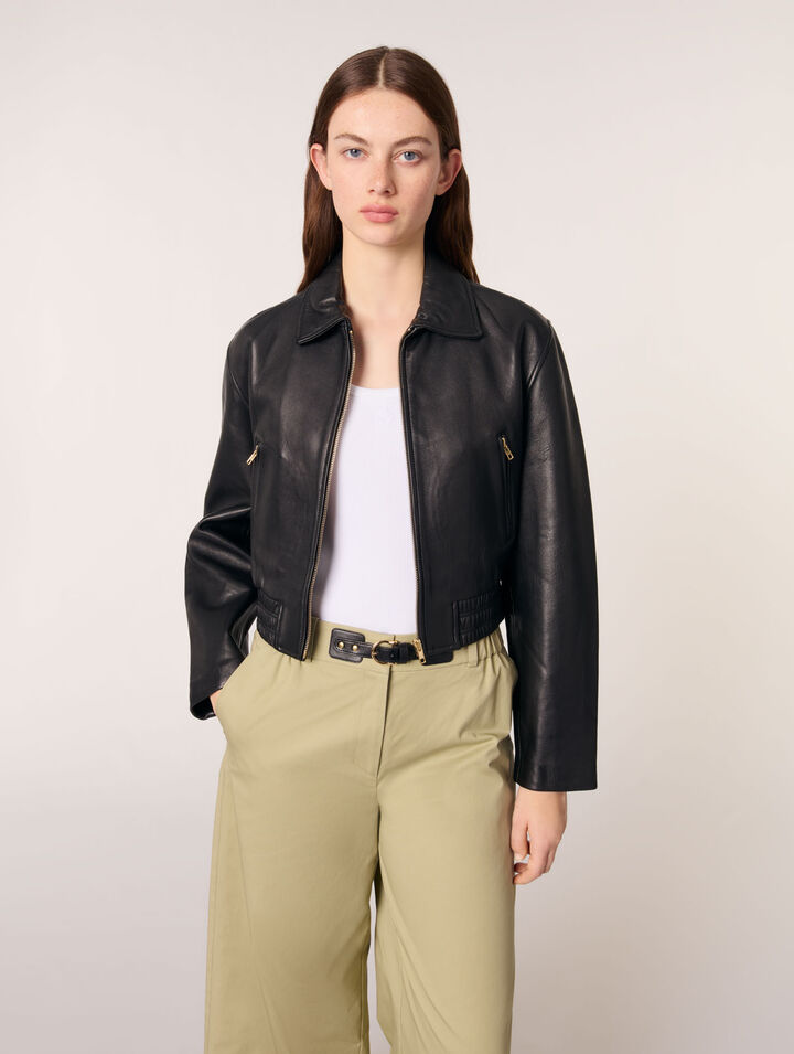 Leather jacket