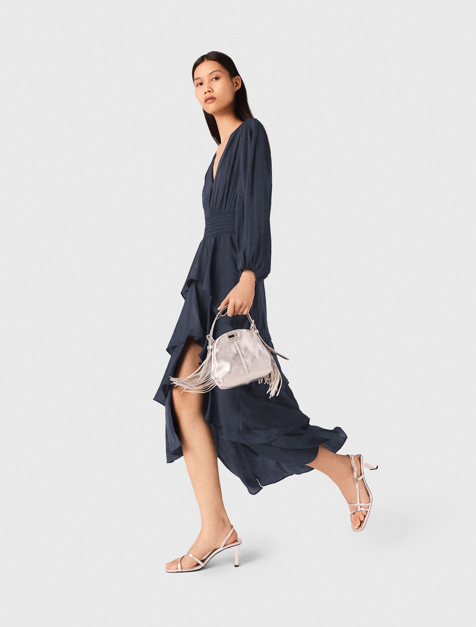 Robe courte en maille
