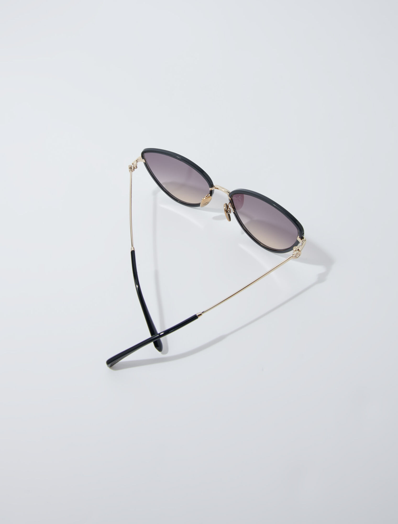 Lunettes cat eye en métal