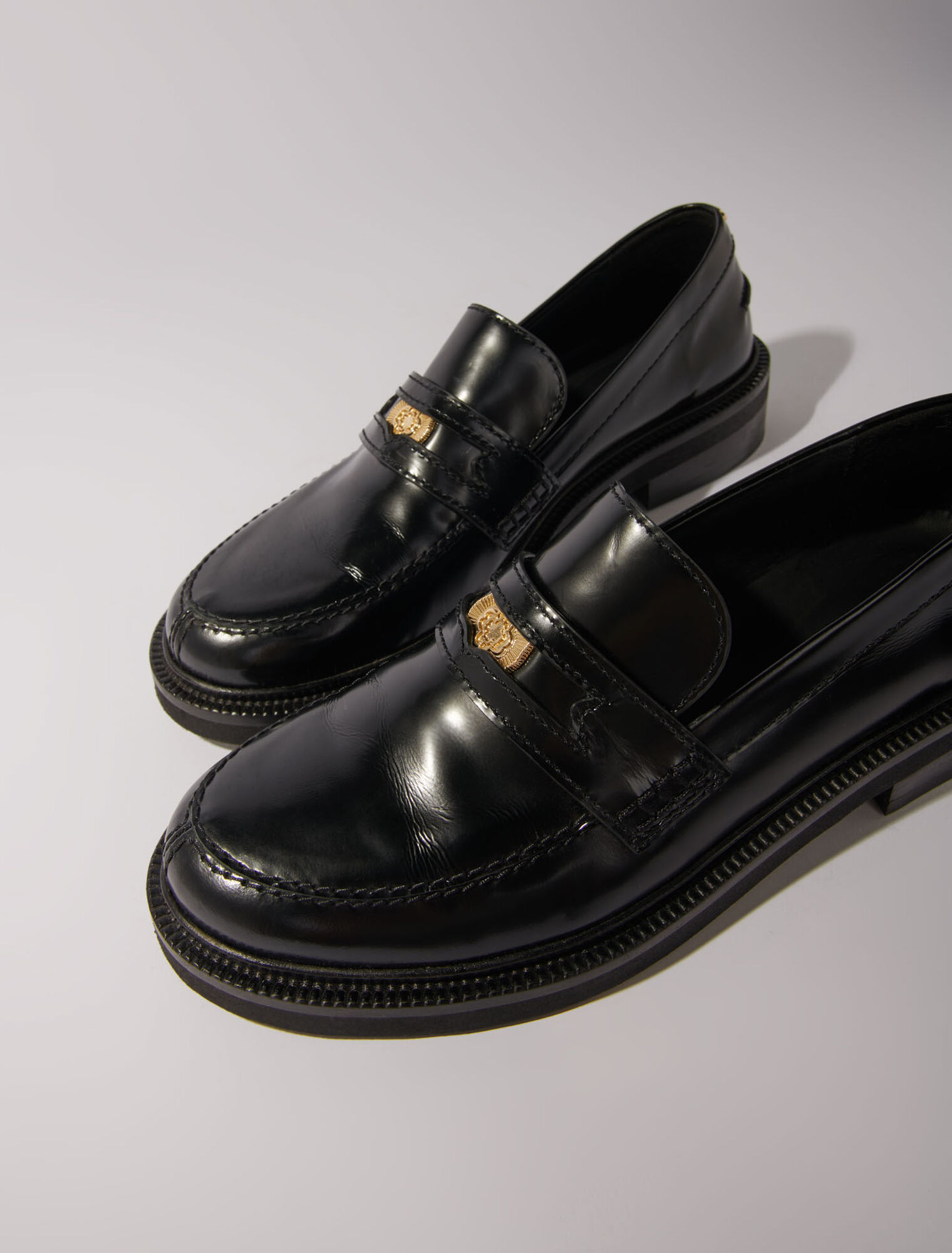 Leather loafers
