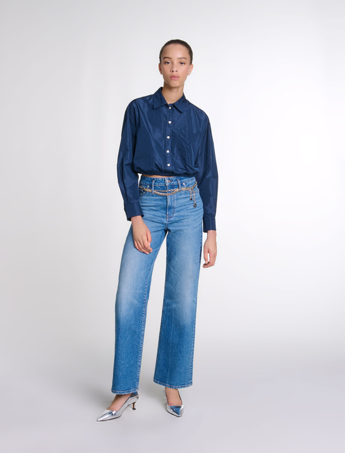 Maje jeans dress outlet