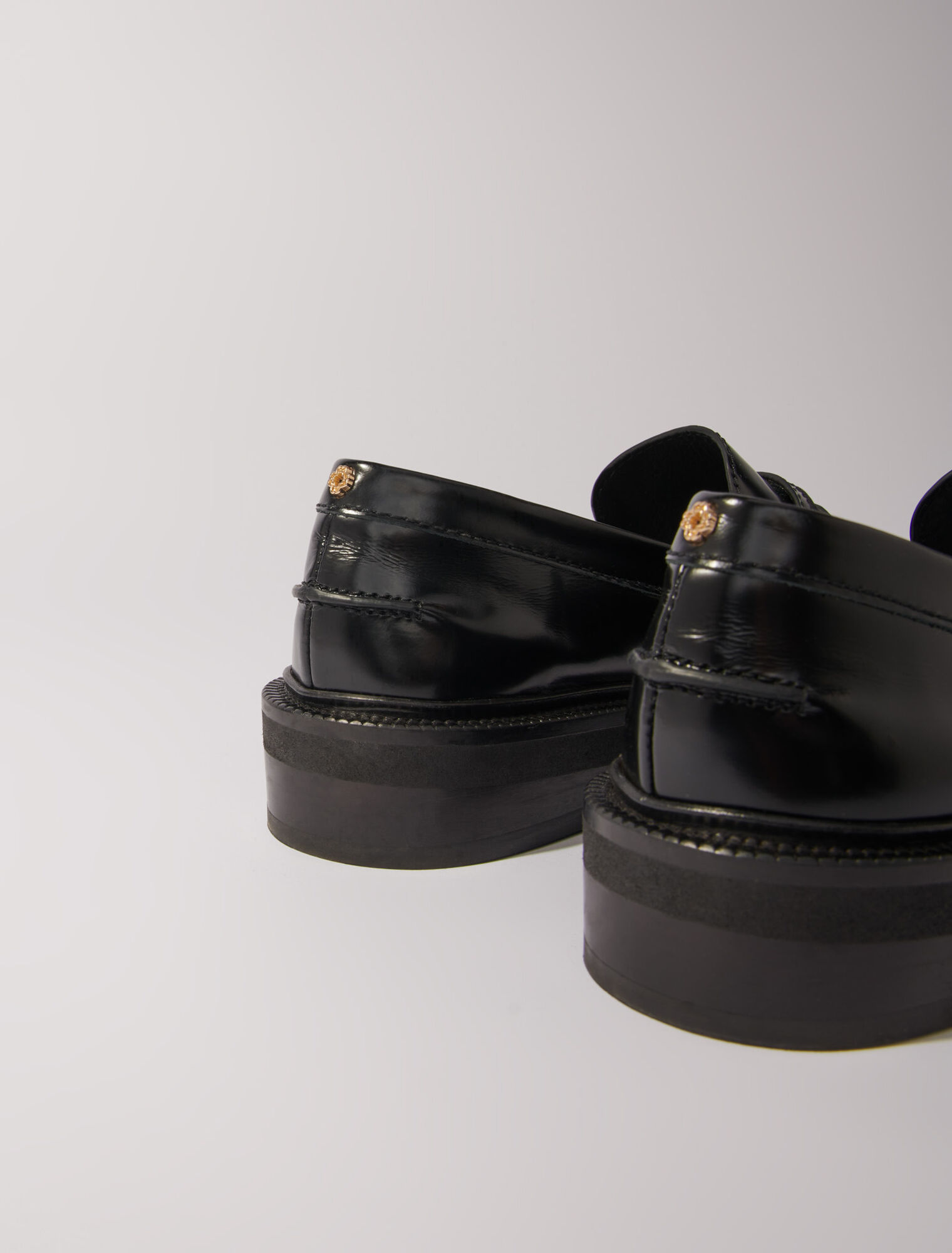 Leather loafers