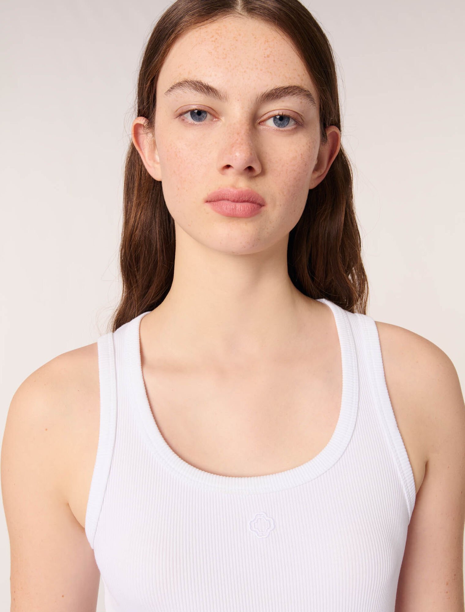 Rib knit tank top