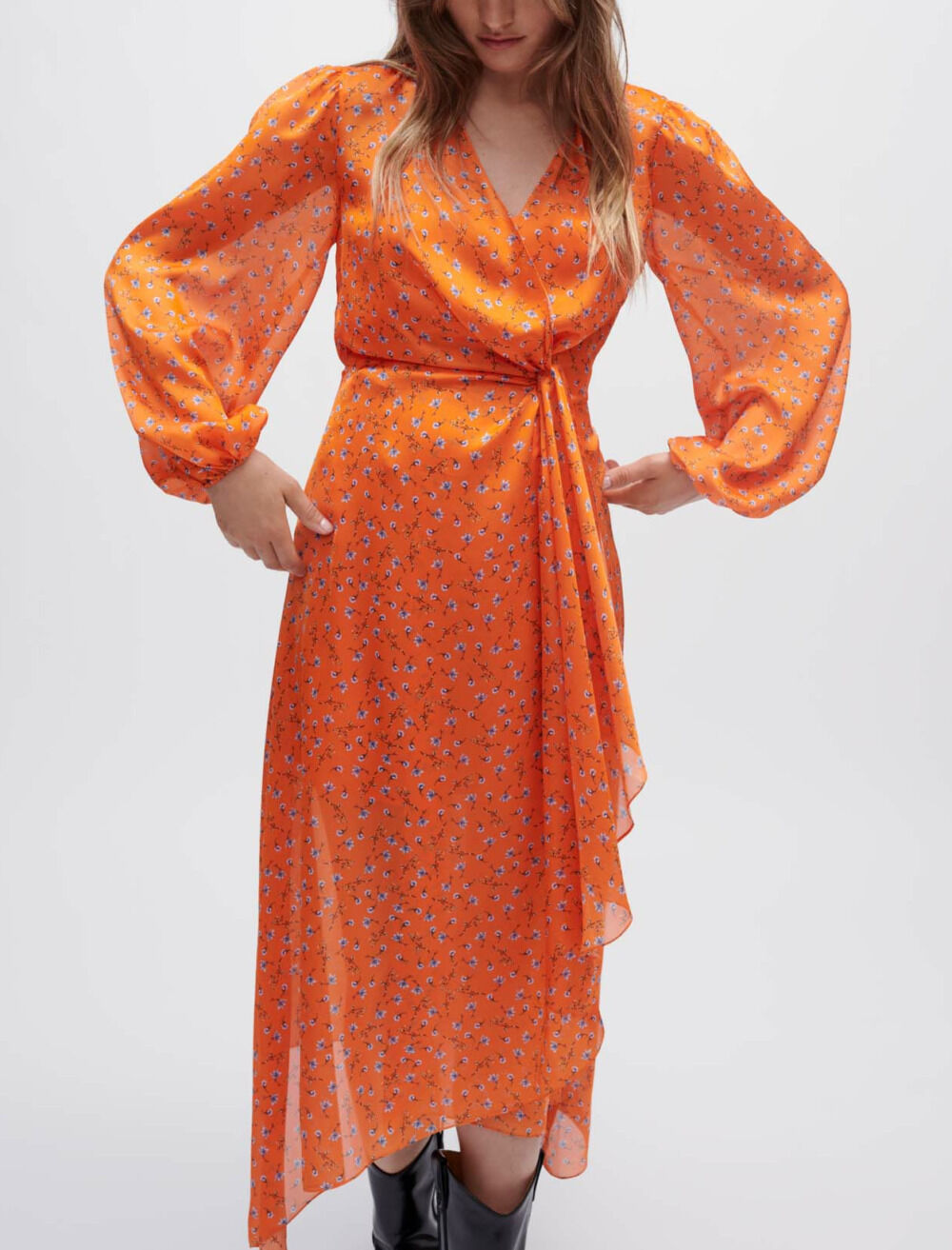Robe maje orange online