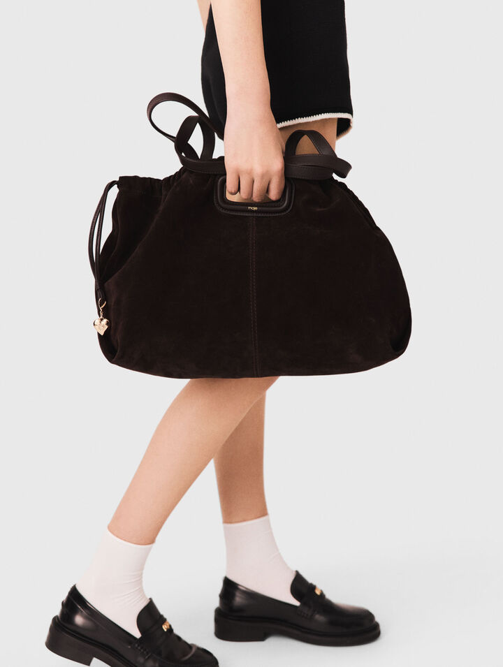 Suede Milpli tote bag