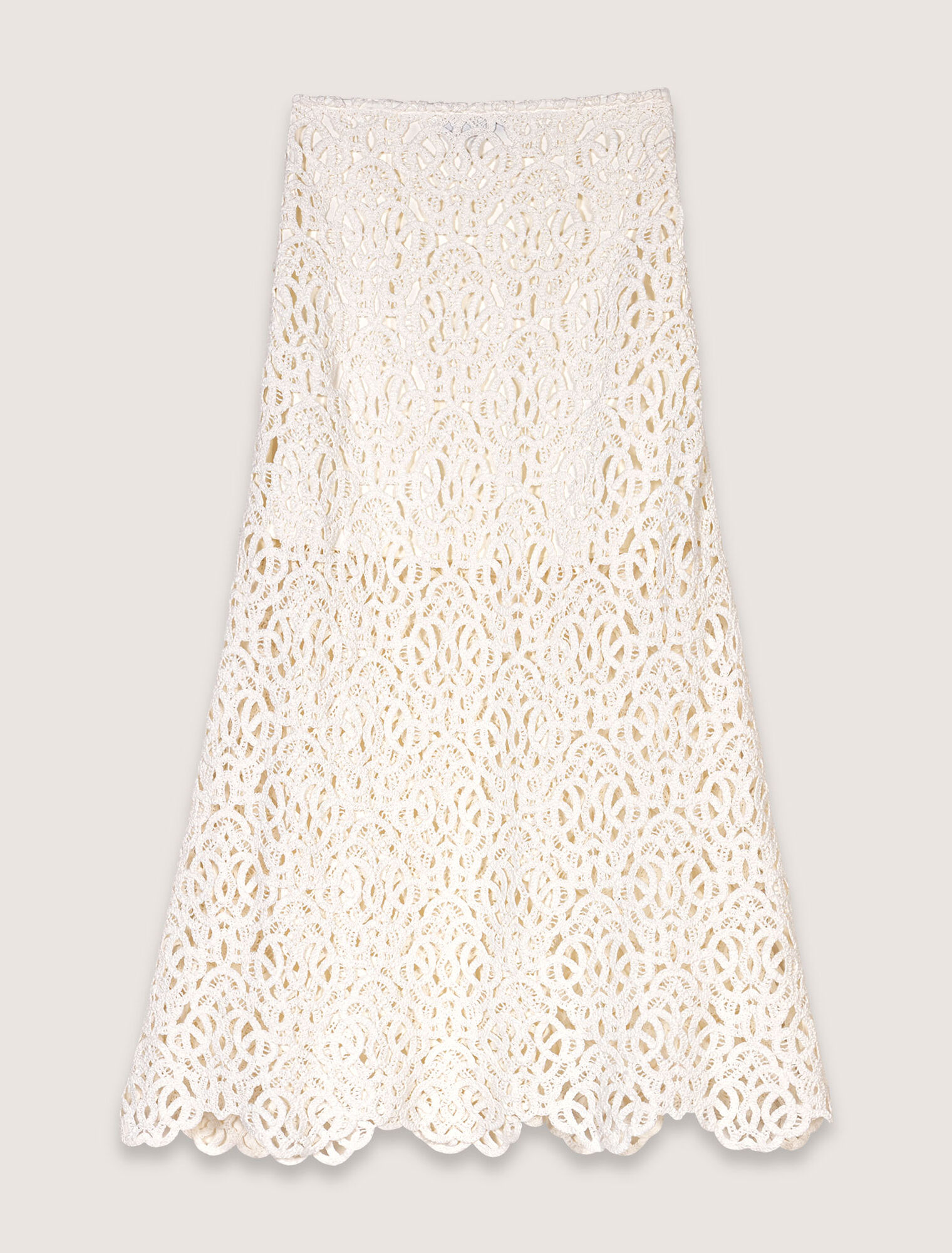 Jupe longue en crochet
