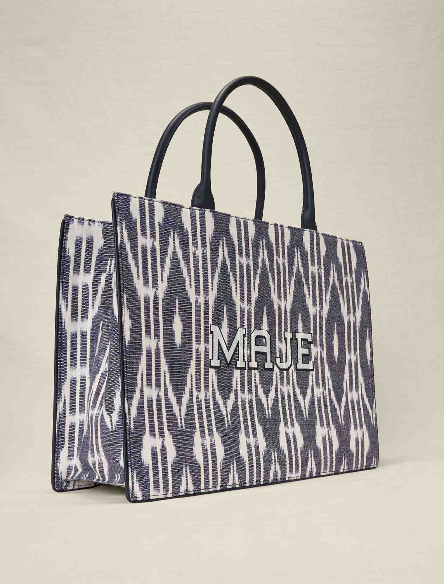 Tie&dye canvas tote bag