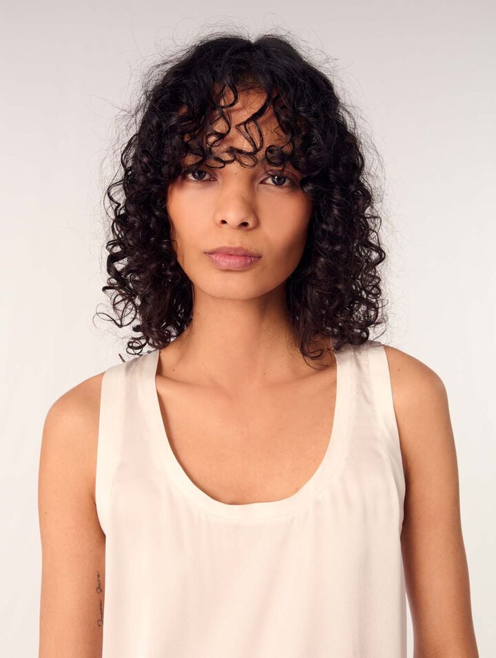 Silk tank top