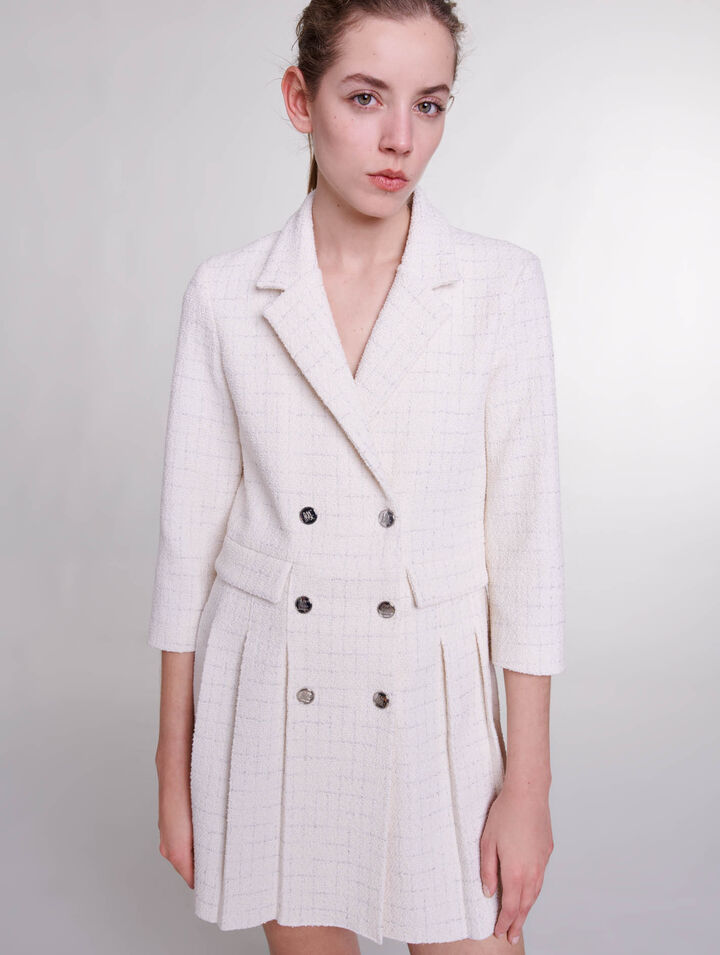 Robe courte boutonnée