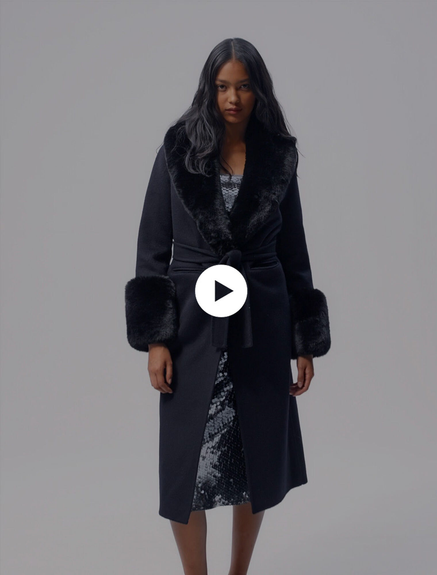 Manteau en double face