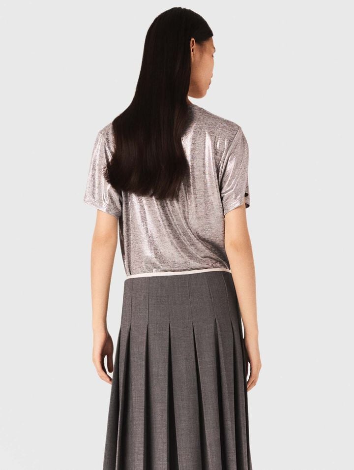 Tee-shirt lamé